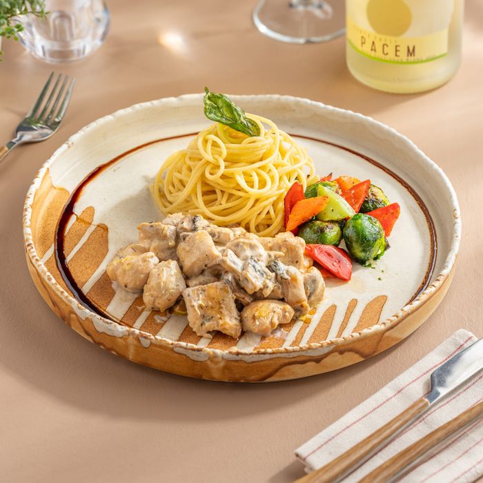 Creamy mushroom chicken