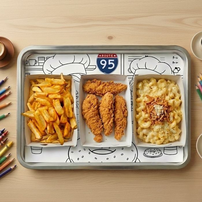 Crispy chicken Hot Wheels kids’ meal