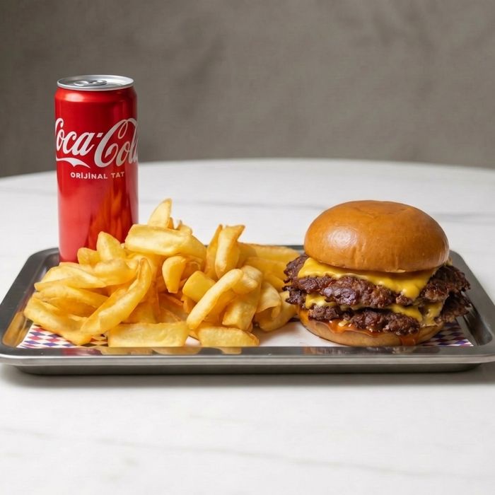 DOUBLE SMASH BURGER MENU