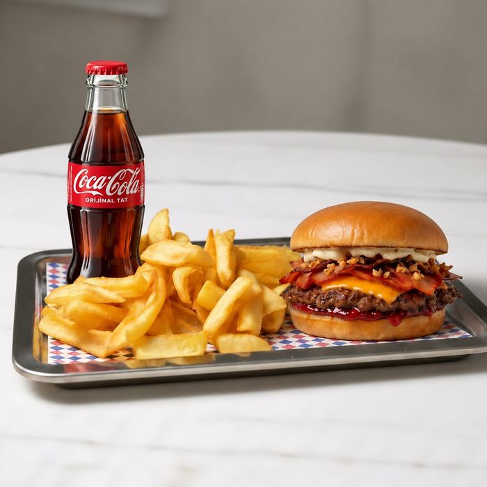TRUFFLED FUME SMASH BURGER MENU
