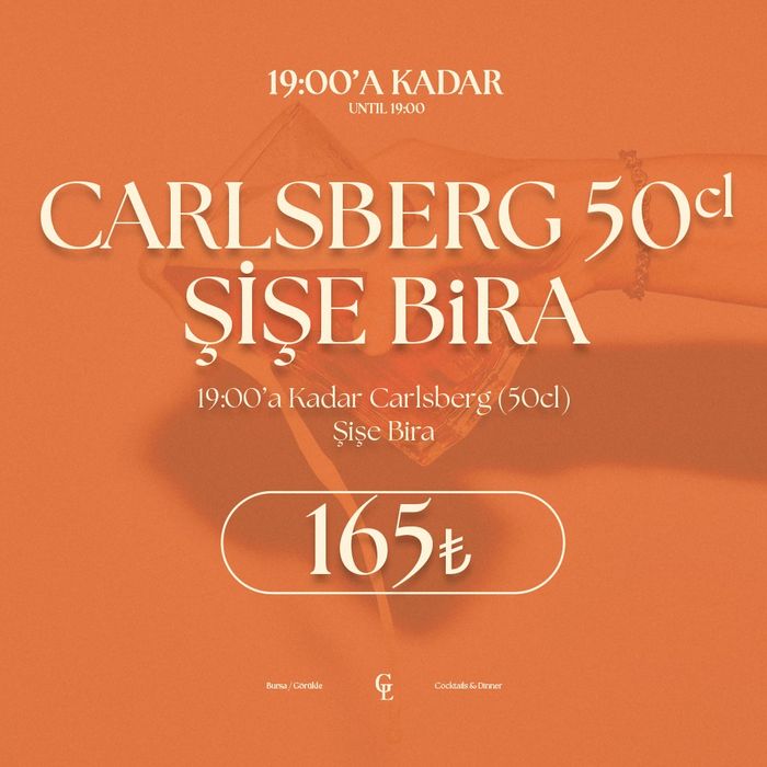 Carlsberg bottle 50 cl